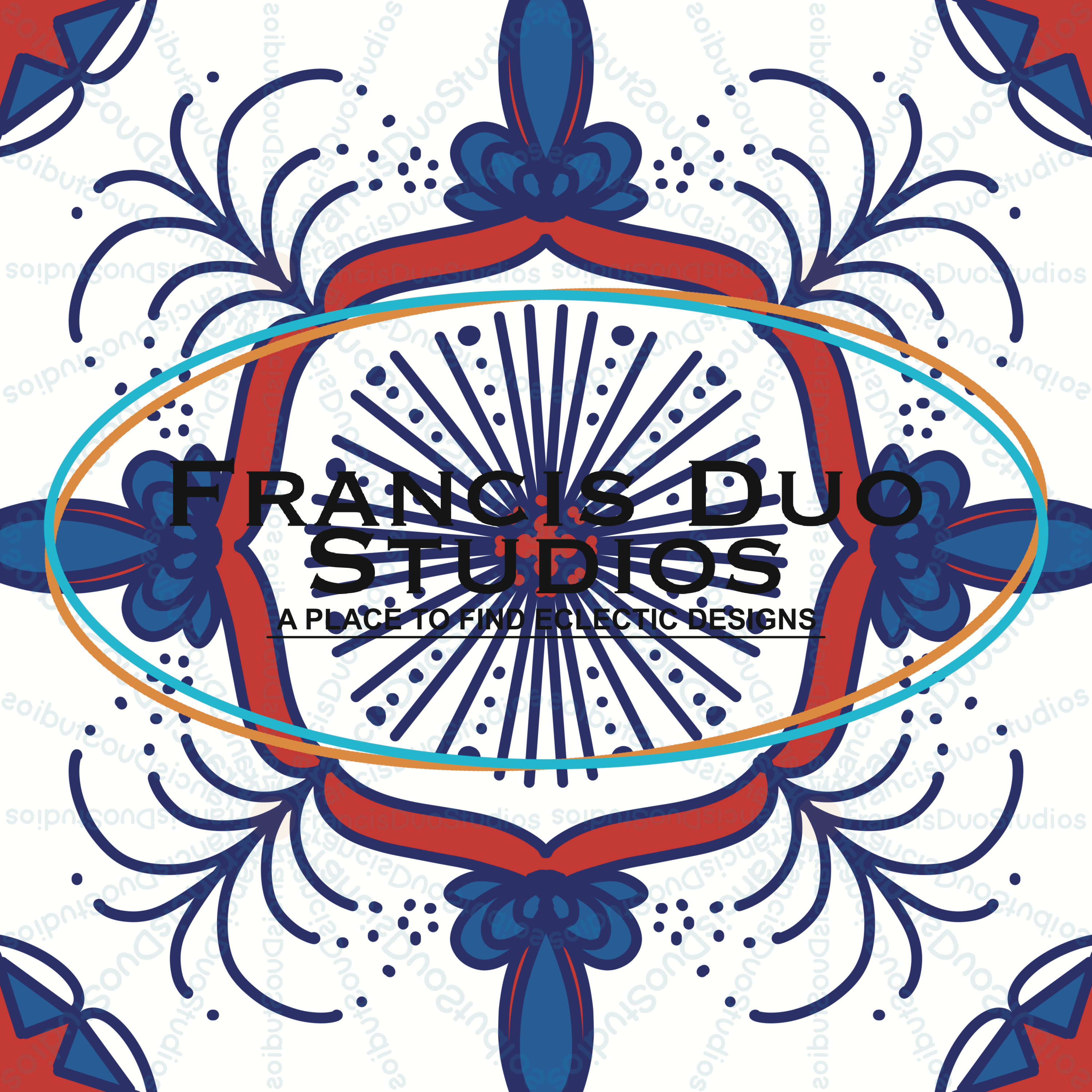 Patriotic Red White Blue Firework |PNG|Instant Download|Repeat Pattern|Seamless Design|Digital Clipart|Hand Drawn