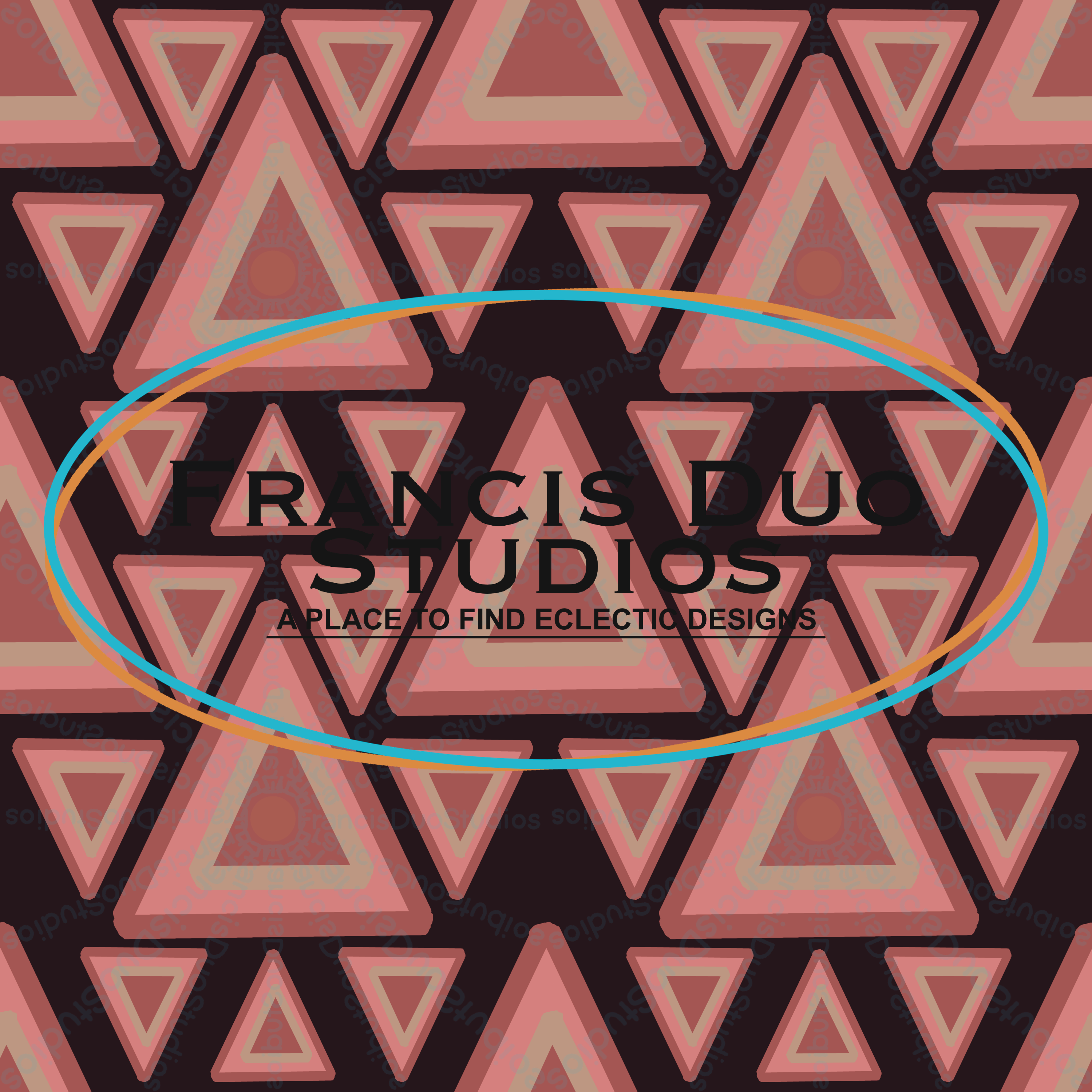 Pink Layered Triangles Black Background|PNG|Instant Download|Repeat Pattern|Seamless Design|Digital Clipart|Hand Drawn