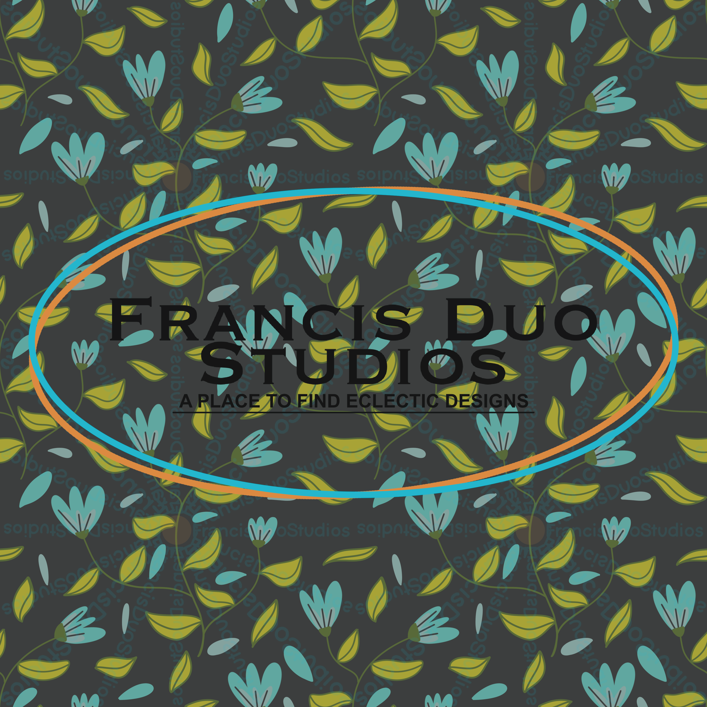 Dainty Blue Flowers|PNG|Instant Download|Repeat Pattern|Seamless Design|Digital Clipart|Hand Drawn