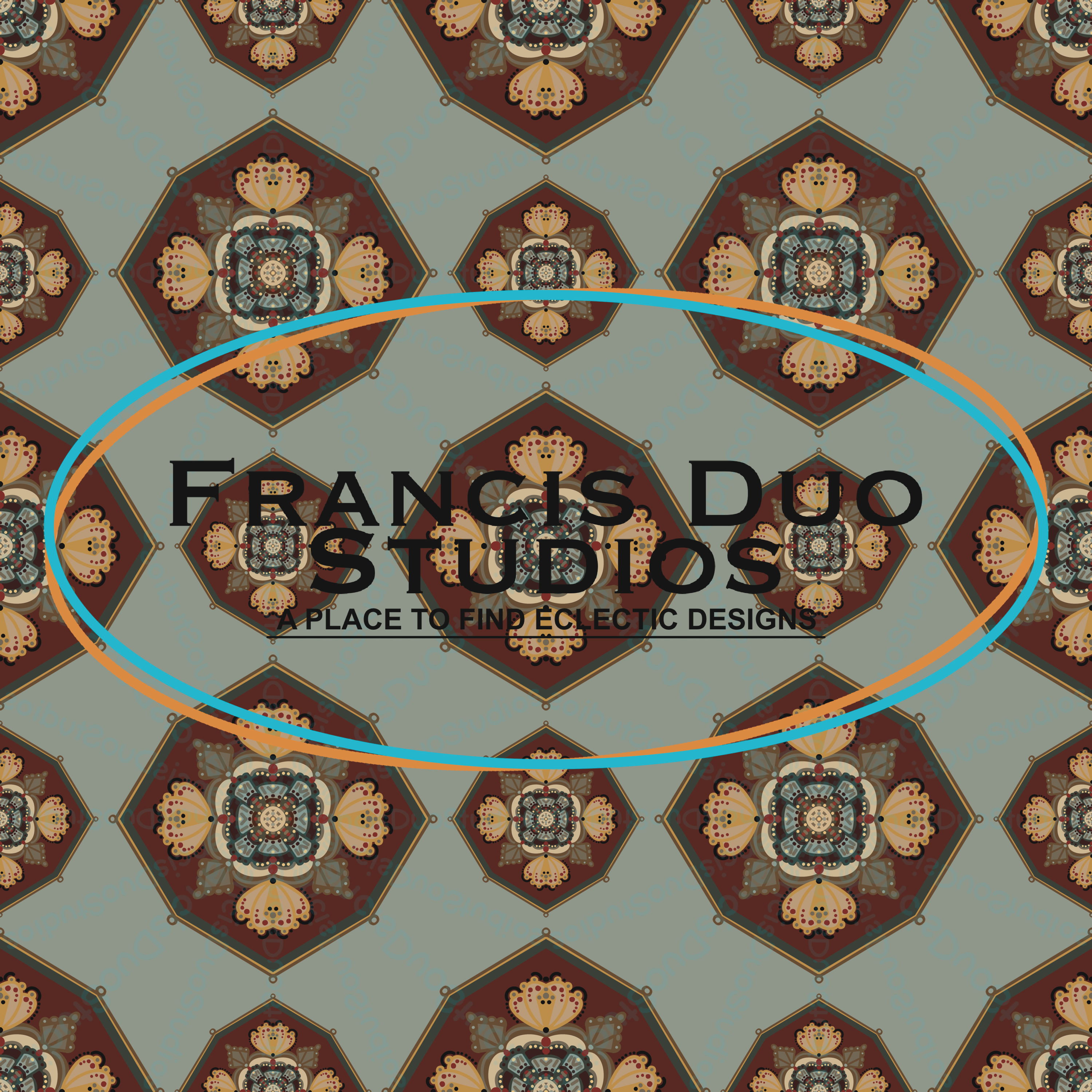 Yellow Roses Mahogany Green Crest|PNG|Instant Download|Repeat Pattern|Seamless Design|Digital Clipart|Hand Drawn