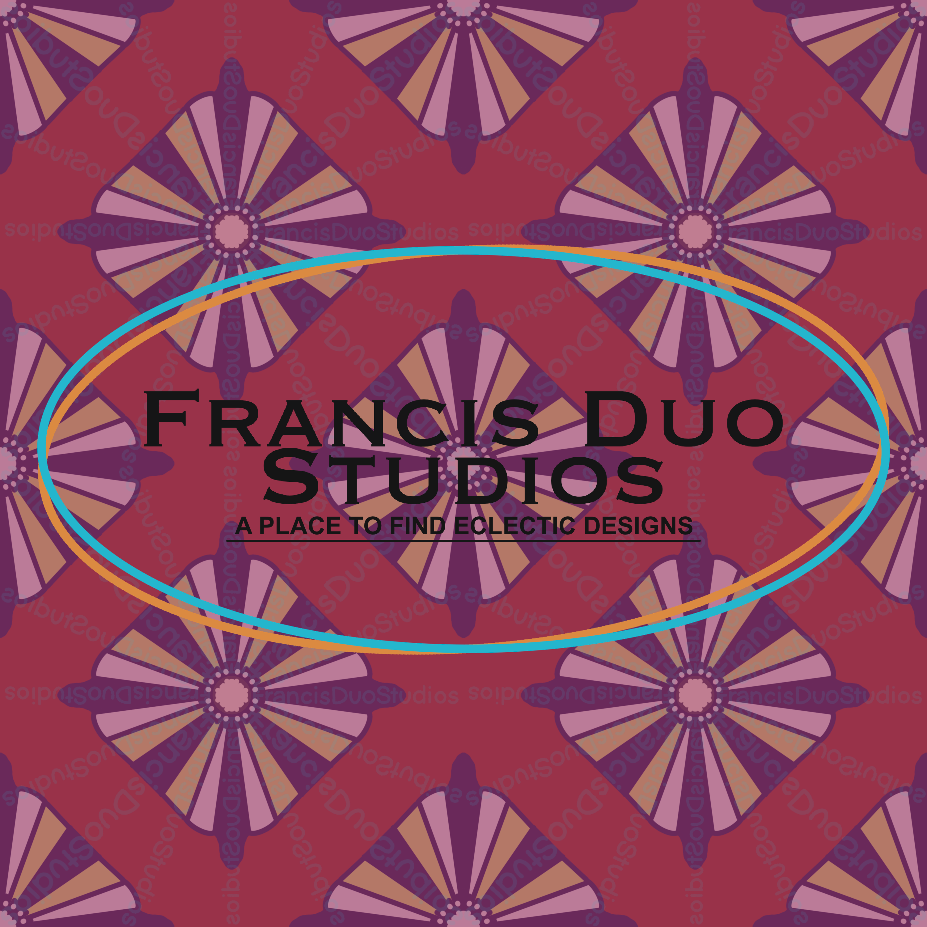 Pink Purple Tones Retro Flowers|PNG|Instant Download|Repeat Pattern|Seamless Design|Digital Clipart|Hand Drawn