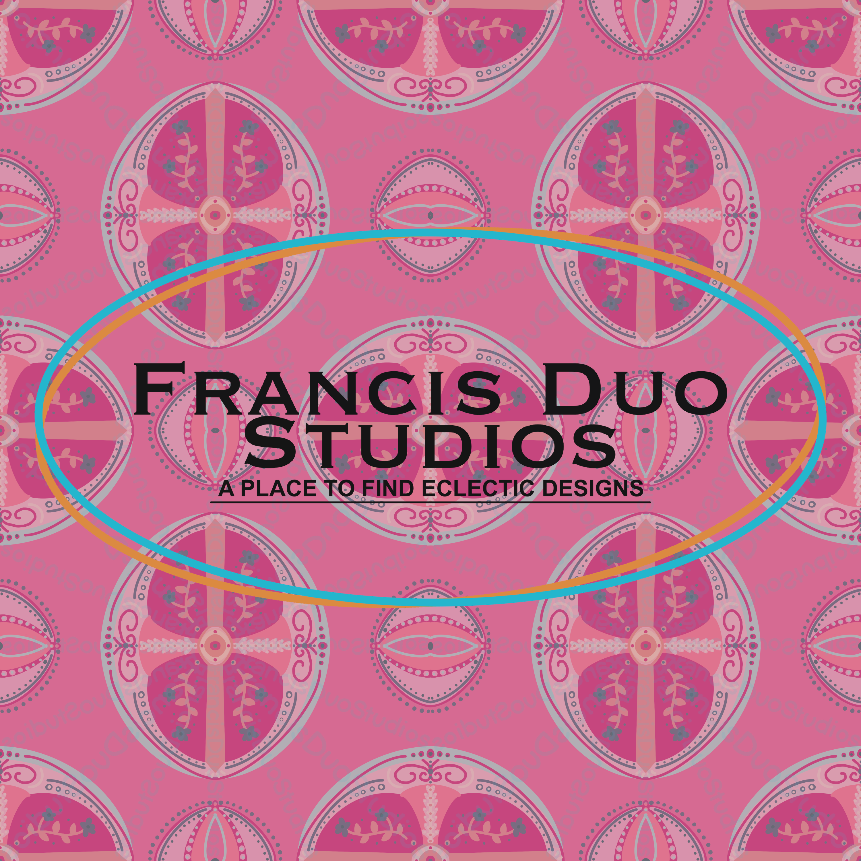 Pink Mandala with Dainty Flowers|PNG|Instant Download|Repeat Pattern|Seamless Design|Digital Clipart|Hand Drawn